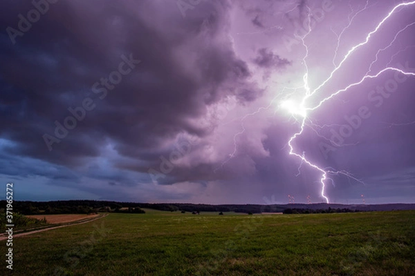 Obraz Gewitter mit Blitz 