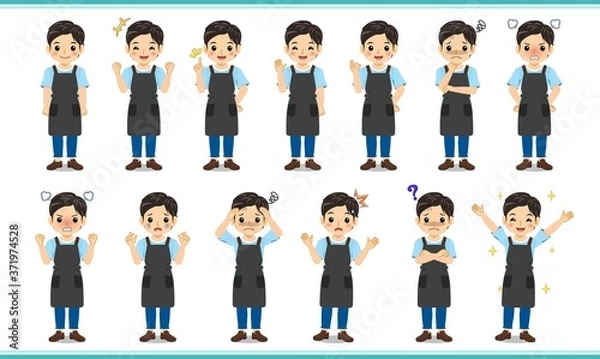 Fototapeta 優しそうな大学生の男の子