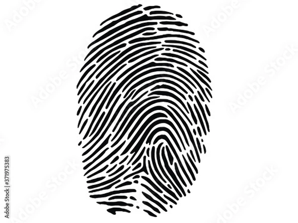 Obraz 指紋 ベクター アイコン セキュリティ認証 | Fingerprint vector icon security identification