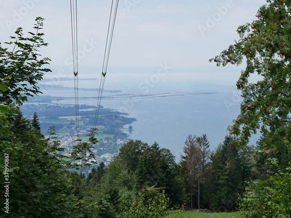 Obraz Téléphérique à la montagne 
