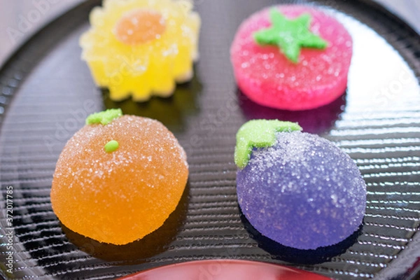 Fototapeta カラフルな和菓子