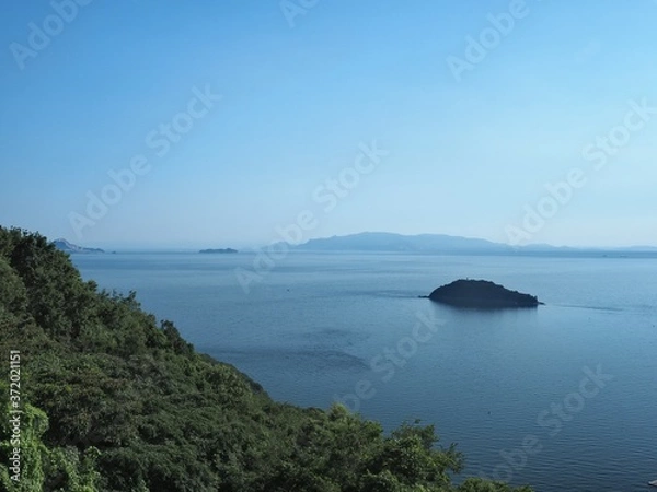 Obraz 万葉岬から見る夏の播磨灘