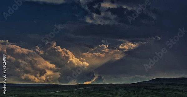Fototapeta time lapse clouds