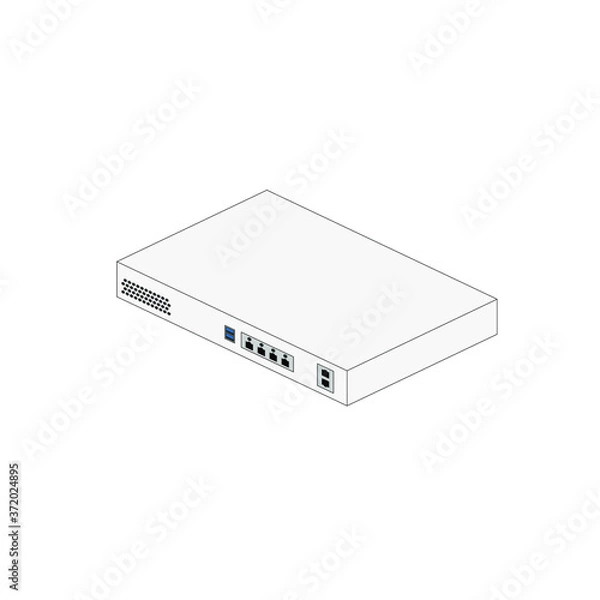 Fototapeta Firewall is a network security device. Used to prevent hacking attacks.