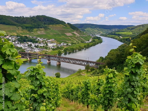 Obraz Doppelstockbrücke Alf-Bullay
