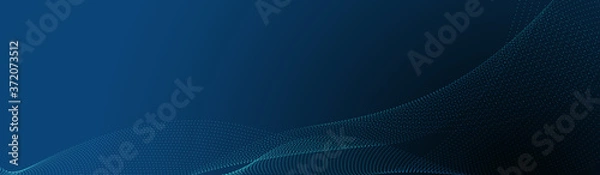Obraz Abstract lines wave background