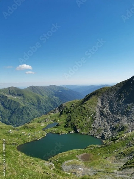 Obraz mountain landscape with lake