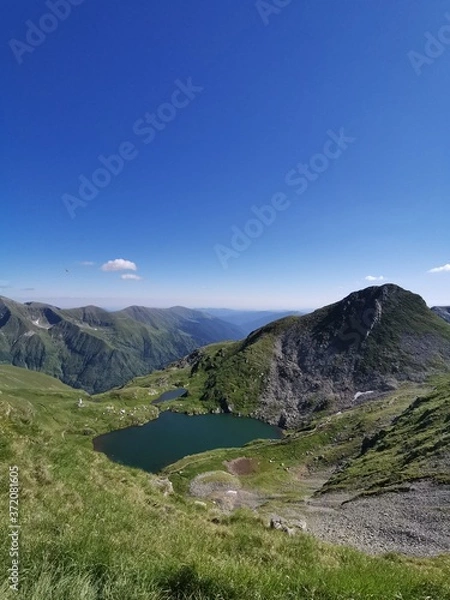 Obraz mountain landscape with lake