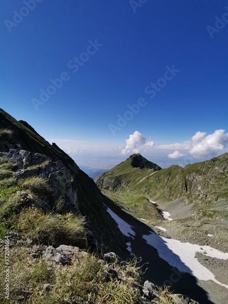 Obraz mountain landscape with clouds