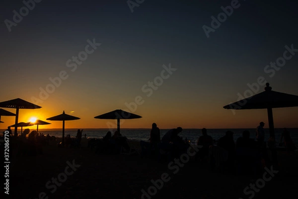 Obraz sunset on the beach