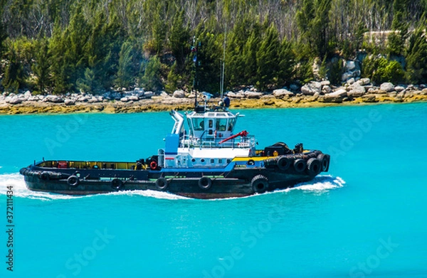 Obraz The Powerful Tugboat