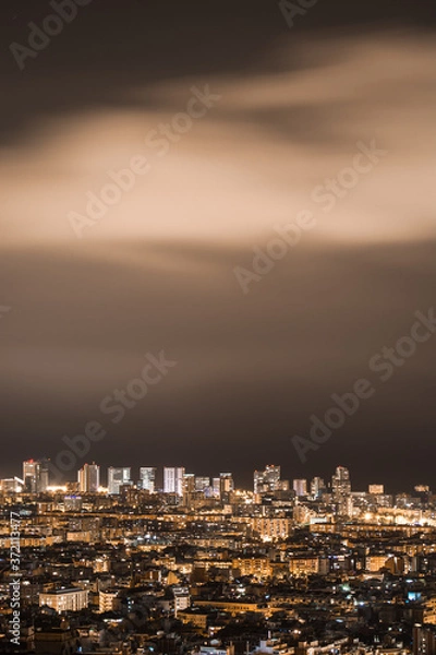 Fototapeta Barcelona Nigth