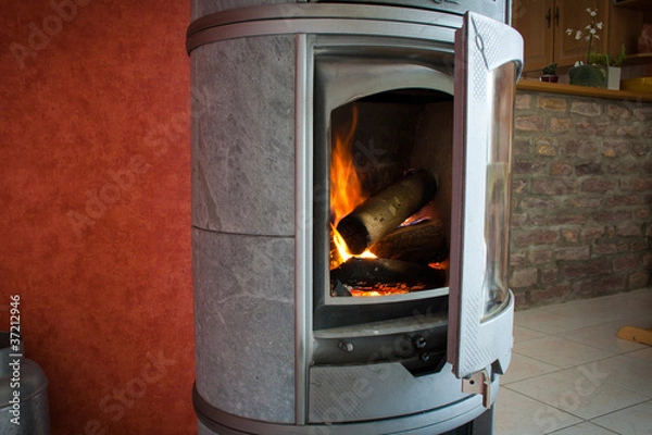 Obraz poele flammes