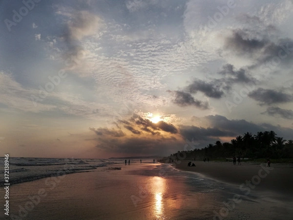 Obraz sunset on the beach