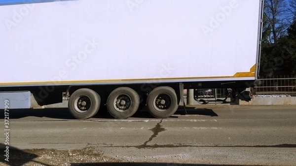 Obraz truck on the road