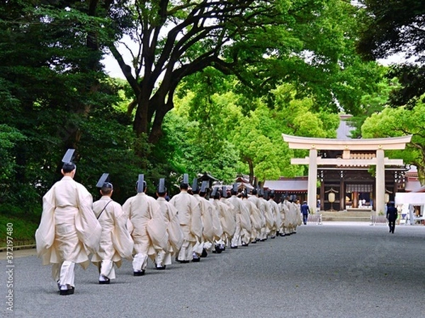 Fototapeta 神職２