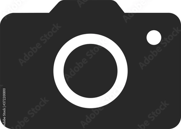 Obraz Photo camera web vector icon
