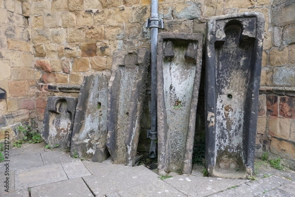 Obraz Sarcophagi (stone coffins)