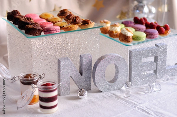 Obraz buffet de gourmandises, noël