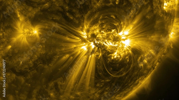 Obraz abstract golden light