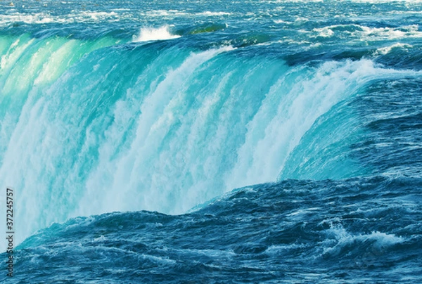 Obraz waterfall in the blue sky