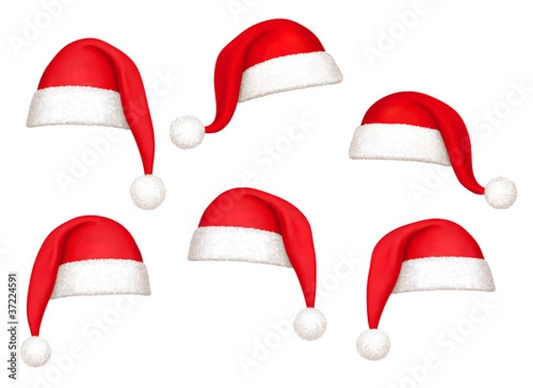 Obraz Weihnachtsmützen