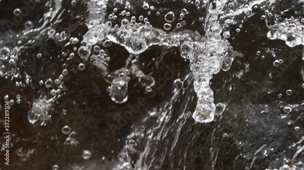 Obraz water drops on a glass
