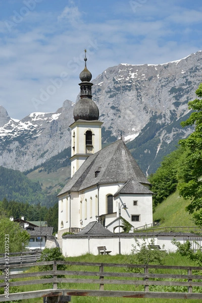 Obraz Pfarrkirche Ramsau bei Berchtesgaden