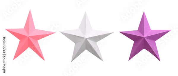 Obraz Origami paper stars
