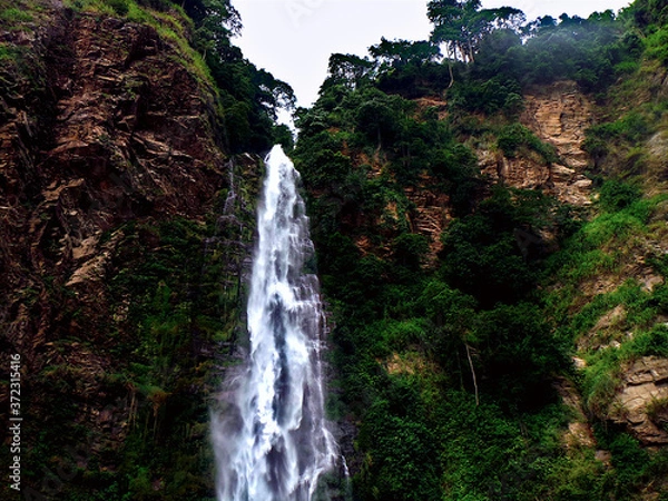 Obraz waterfall in the mountains