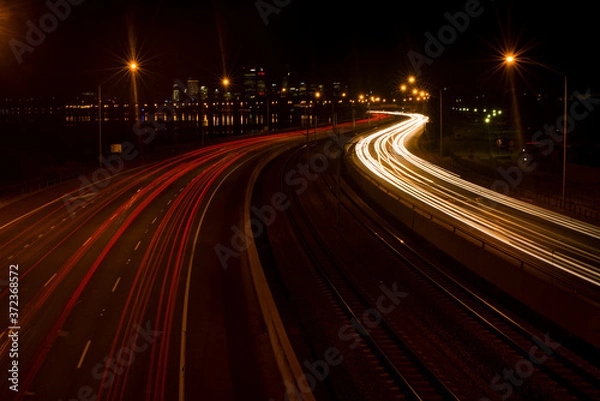 Obraz perth city at night