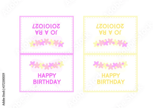 Obraz birthday design