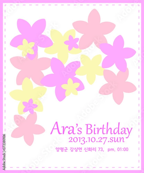 Obraz birthday design