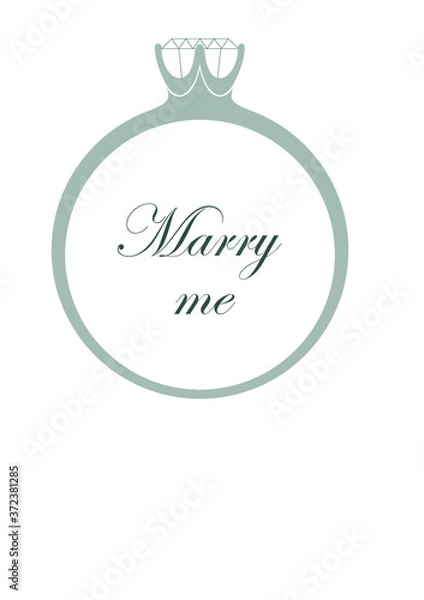 Obraz wedding invitation card