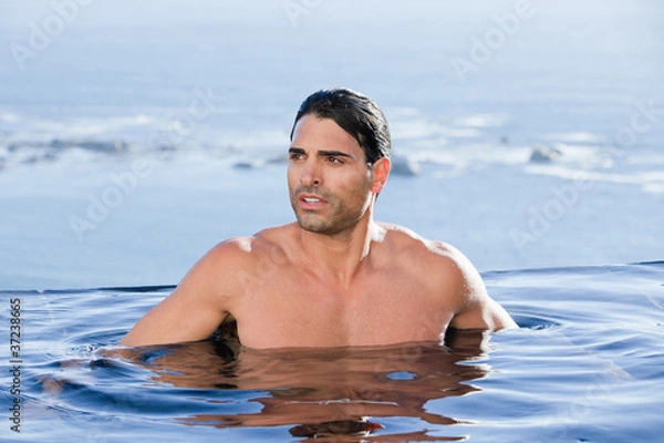 Obraz Handsome man relaxing