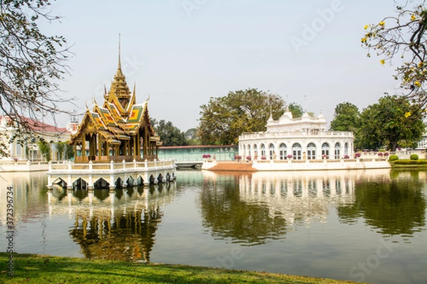 Obraz Within Bang Pa-In Royal Palace or the Summer Palace in Ayutthaya Province Thailand.