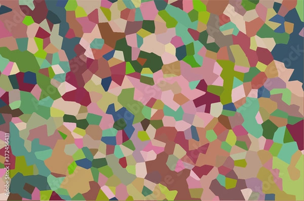 Fototapeta Low poly crystal mosaic background. Polygon design pattern. Abstract Colorful illustration