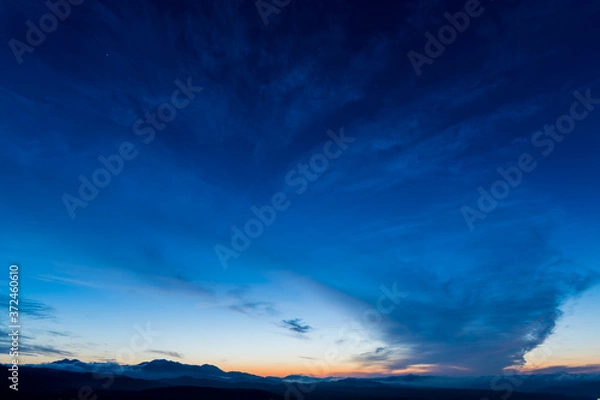 Obraz 八雲町の日の入り