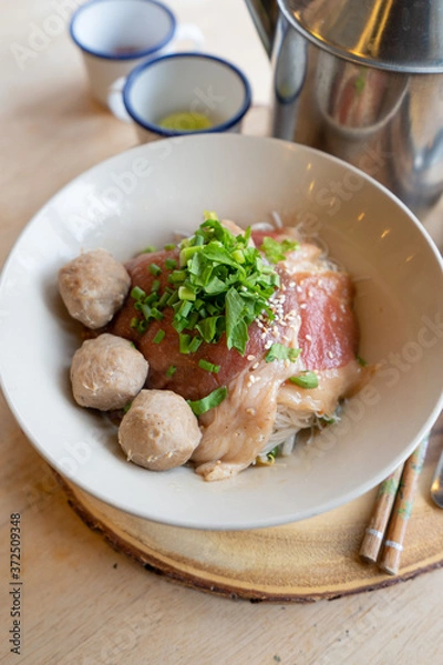 Fototapeta Beef  noodle 