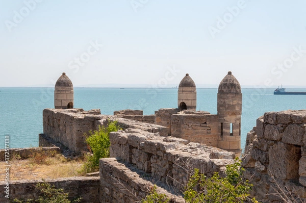 Fototapeta Enikale, Eni-Kale-fortress in the Crimea on the Kerch Strait, built by the Turks in the early XVIII century, Kerch, Crimea, Russia.