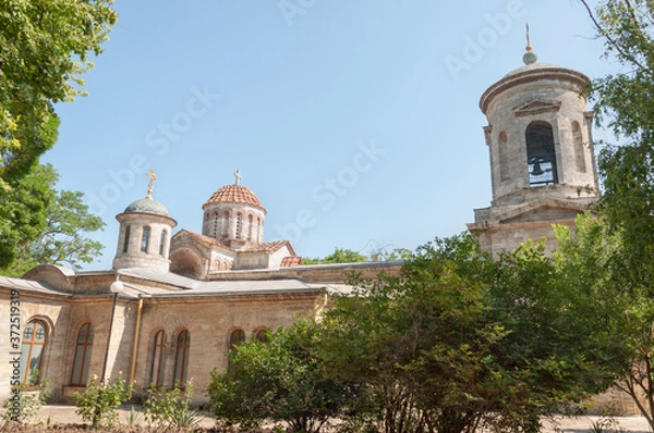 Fototapeta Church of John the Baptist-a monument of Byzantine art, Orthodox Church, consecrated in honor of John the Baptist, the oldest operating Church in the Crimea.