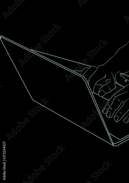 Fototapeta Praca zdalna