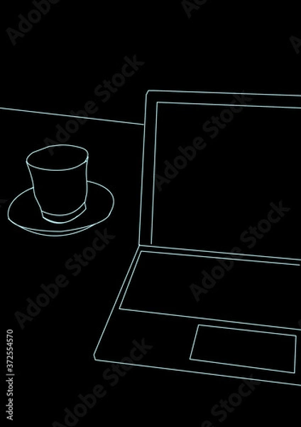 Fototapeta Praca zdalna