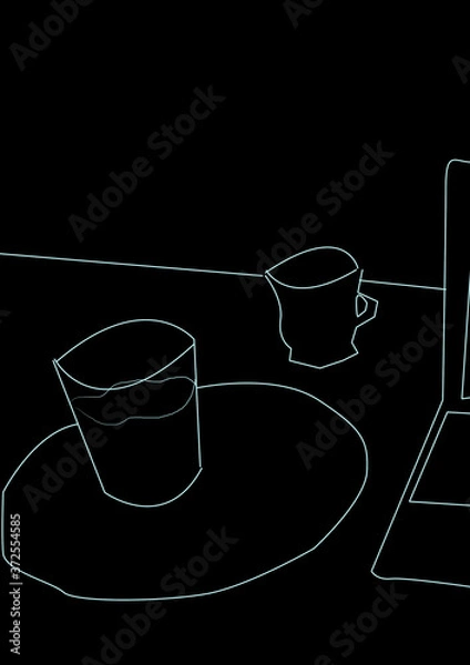 Fototapeta Praca zdalna