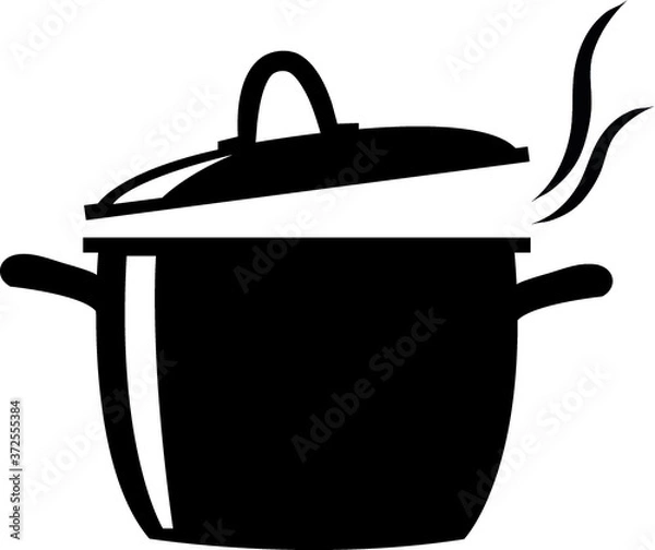 Fototapeta cooking pot vector