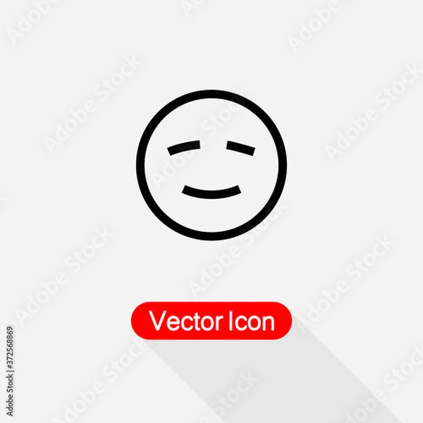 Obraz Sad Face Icon, Sad Emoji Icon, Smile Icon Vector Illustration Eps10
