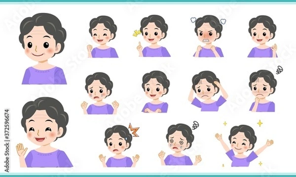 Fototapeta アクティブな年配の主婦