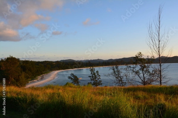 Fototapeta Sunset at The Tip of Borneo