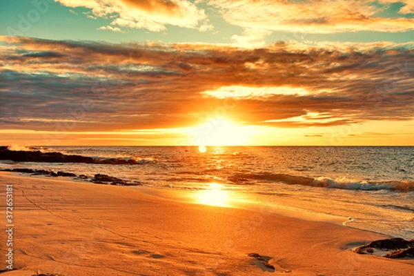 Obraz sunset at the beach