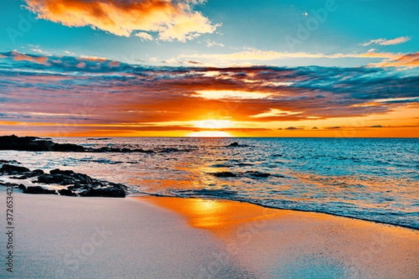 Obraz sunset on the beach